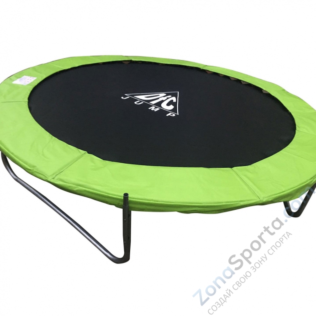 Батут DFC Jump 14ft складной, c сеткой, цвет apple green