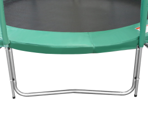 Батут Arland 14FT с внутренней страховочной сеткой и лестницей (Dark green)
