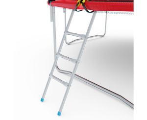 Батут с сеткой DFC Pelpo 12ft с лестницей, Red