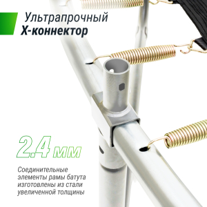 Батут Unix Line Supreme Basic 12 ft (blue)