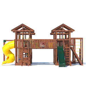 Детская деревянная игровая площадка для улицы дачи CustWood Active 16