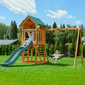 Детский игровой комплекс Unix Kids (6 in 1) Dark Green