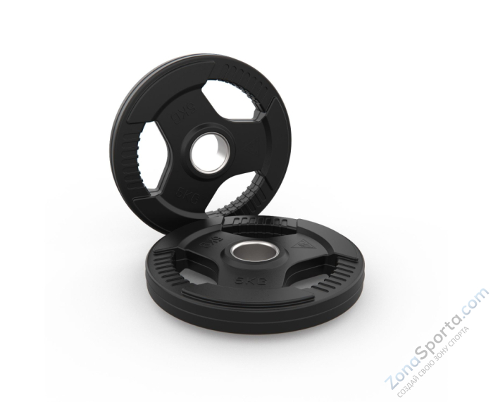 Диск обрезиненный с хватом 5 кг / диаметр 51 мм DFC