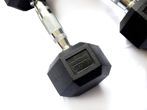 Гантель 25 кг гексагональная Original FitTools FT-HEX-25