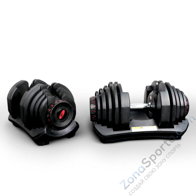 Гантель с регулировкой веса Bowflex SelectTech 1090i (4,5-40,8кг)