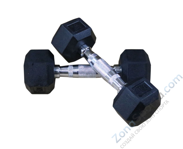 Гантели гексагональные 2 шт. по 5 кг DFC DB001-5