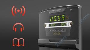 Горизонтальный велоэргометр Matrix Performance с консолью LED