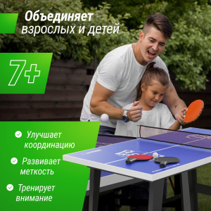 Игровой стол Unix Line Настольный теннис (121х68 cм)