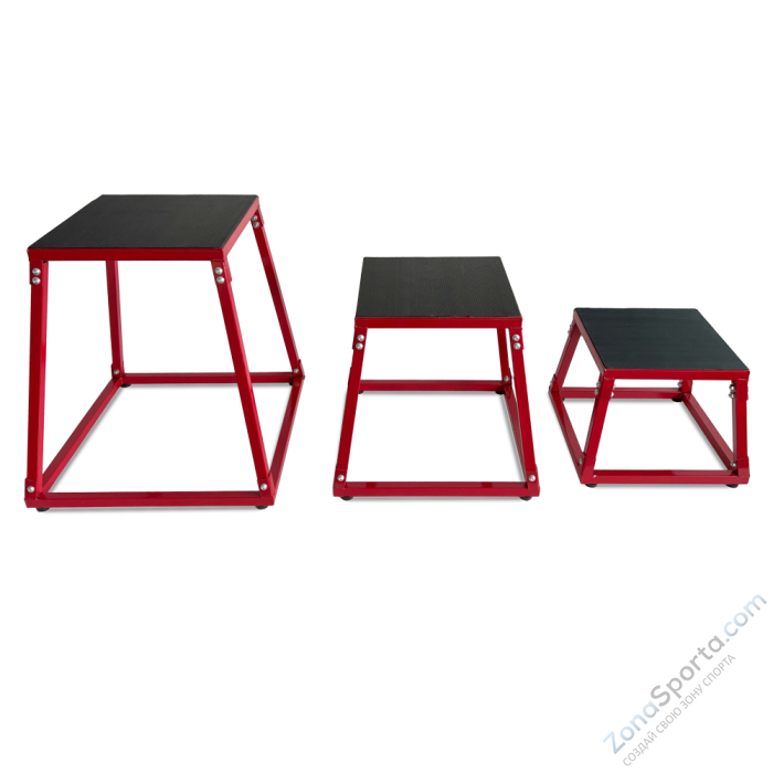 Комплект тумб Unix Fit PRO для прыжков плиобокс 3 шт