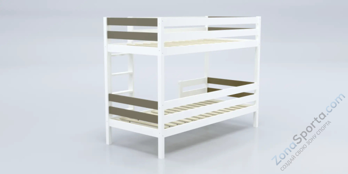 Кровать детская двухъярусная Савушка-01 80х160 Shiitake (бежевый)