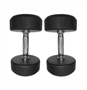 Круглые обрезиненные гантели. Ряд от 27,5 до 40 кг UltraGym 