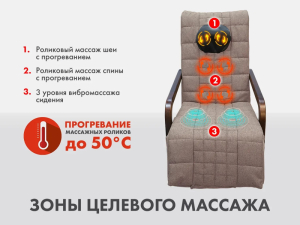 Массажное кресло Fujimo Soho Plus F2009 Капучино (Tony3)