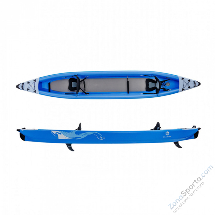 Надувной каяк двухместный Blau See Whale-2 Премиум