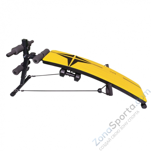 Скамья для пресса DFC гантели, эспандеры D102RY