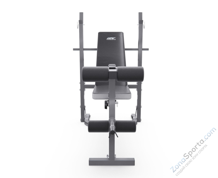 Скамья со стойками под штангу DFC D701