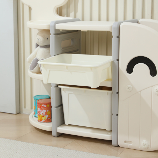 Стеллаж Unix Kids Whale (8 ящиков) White