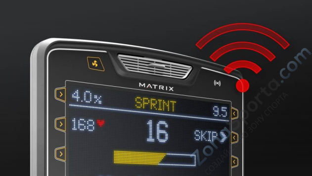 Вертикальный велоэргометр Matrix Performance с консолью Premium LED